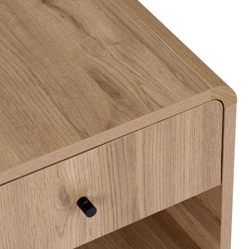 Zavio Nattbord 45x45x40 cm - Sepet Oak - Møbler - Bord - Avlastningsbord - Sengebord & nattbord