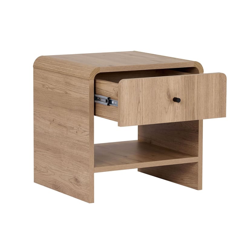 Zavio Nattbord 45x45x40 cm - Sepet Oak - Møbler - Bord - Avlastningsbord - Sengebord & nattbord