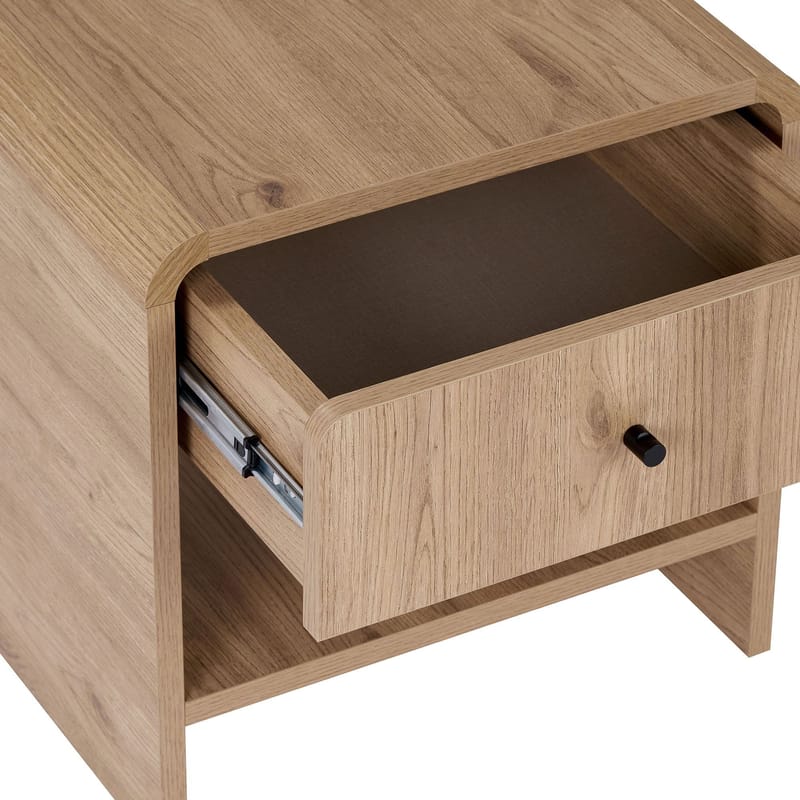 Zavio Nattbord 45x45x40 cm - Sepet Oak - Møbler - Bord - Avlastningsbord - Sengebord & nattbord