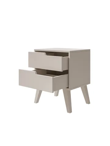 Zelto Nattbord 45 cm Høyre - Kasjmir (lys beige) - Møbler - Bord - Avlastningsbord - Sengebord & nattbord