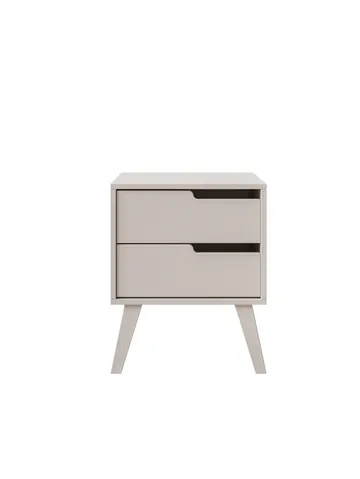 Zelto Nattbord 45 cm Høyre - Kasjmir (lys beige) - Møbler - Bord - Avlastningsbord - Sengebord & nattbord
