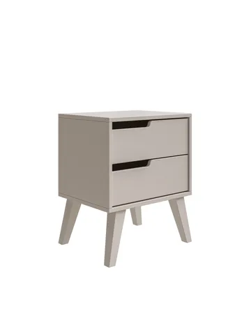 Zelto Nattbord 45 cm Venstre - Kasjmir (lys beige) - Møbler - Bord - Avlastningsbord - Sengebord & nattbord
