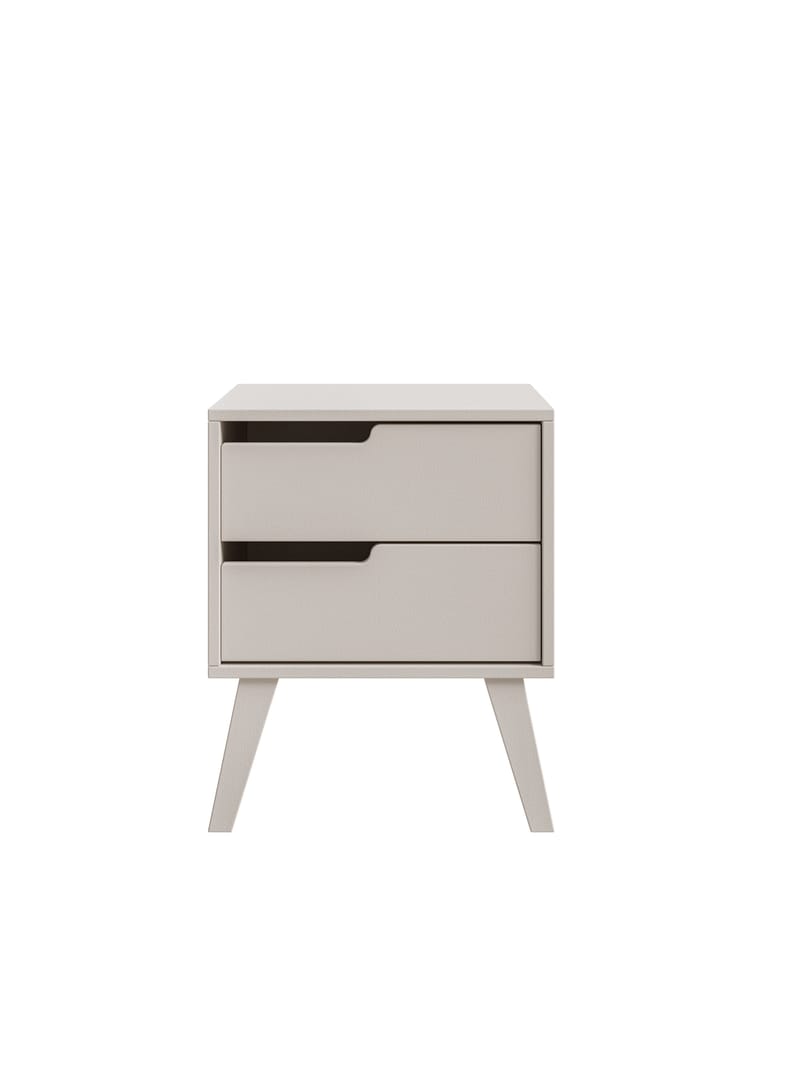 Zelto Nattbord 45 cm Venstre - Kasjmir (lys beige) - Møbler - Bord - Avlastningsbord - Sengebord & nattbord