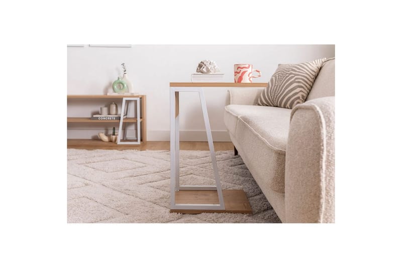 Zeric Sidebord 30 cm - Blå/Hvit - Møbler - Bord - Avlastningsbord - Lampebord & sidebord