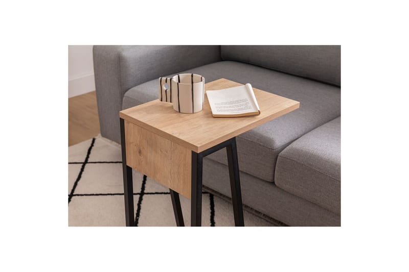 Zeric Sidebord 30 cm - Blå/Sort - Møbler - Bord - Avlastningsbord - Lampebord & sidebord