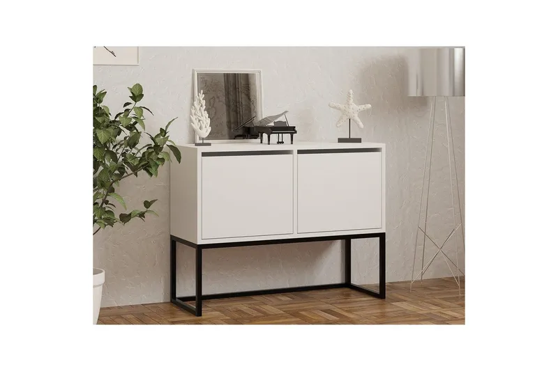 Zermat Konsollbord 90 cm - Hvit - Møbler - Bord - Avlastningsbord - Gangbord