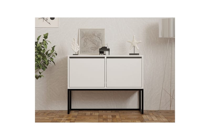 Zermat Konsollbord 90 cm - Hvit - Møbler - Bord - Avlastningsbord - Gangbord