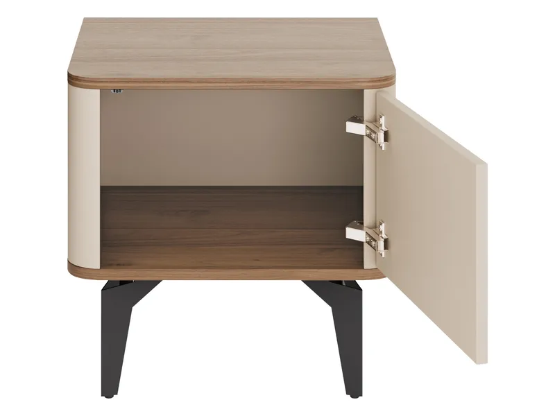 Zeyrin Nattbord 48 cm - Beige|brun|svart - Møbler - Bord - Avlastningsbord - Sengebord & nattbord