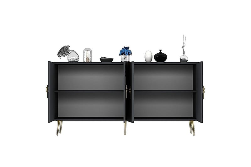 Zoman Konsollbord 150 cm - Gull/Antrasitt - Møbler - Bord - Avlastningsbord - Gangbord