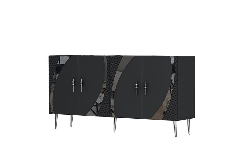 Zoman Konsollbord 150 cm - Sølv/Antrasitt - Møbler - Bord - Avlastningsbord - Gangbord