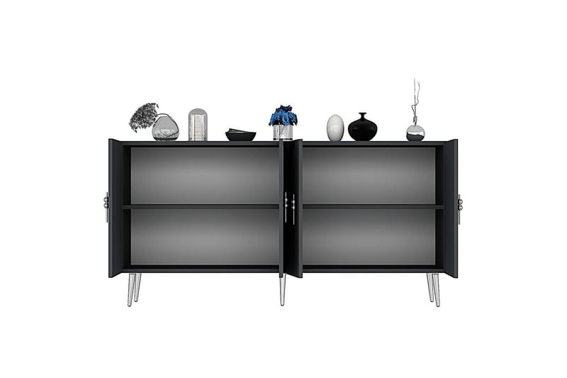 Zoman Konsollbord 150 cm - Sølv/Antrasitt - Møbler - Bord - Avlastningsbord - Gangbord