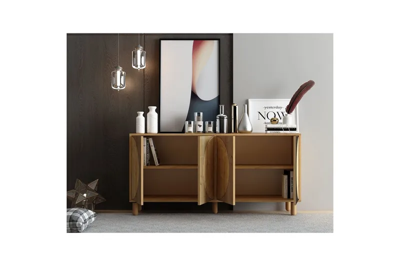 Zyric Konsollbord 150 cm - Eik - Møbler - Bord - Avlastningsbord - Gangbord