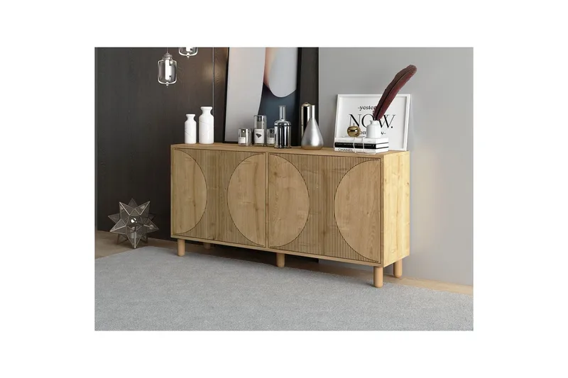 Zyric Konsollbord 150 cm - Eik - Møbler - Bord - Avlastningsbord - Gangbord