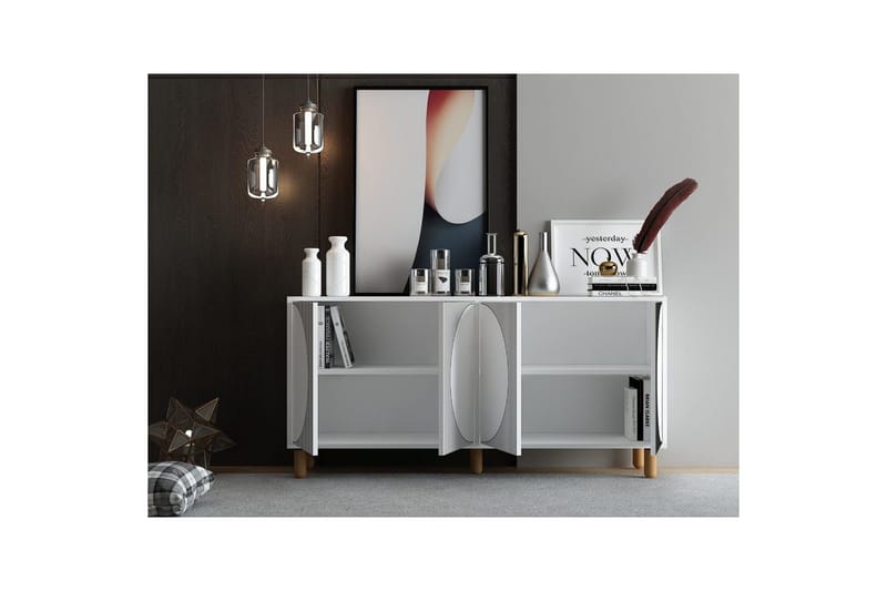 Zyric Konsollbord 150 cm - Hvit - Møbler - Bord - Avlastningsbord - Gangbord