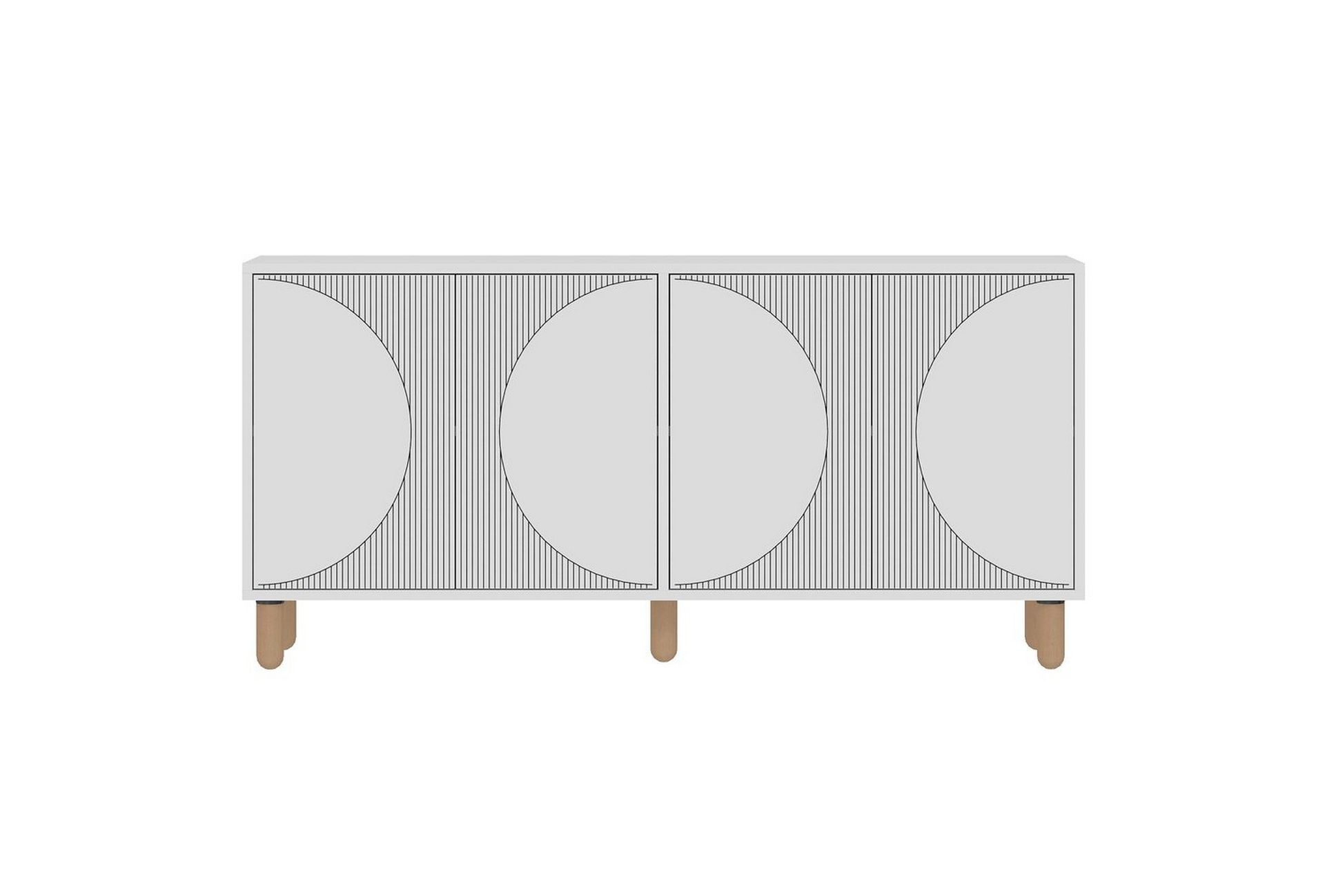 Zyric Konsollbord 150 cm - Hvit