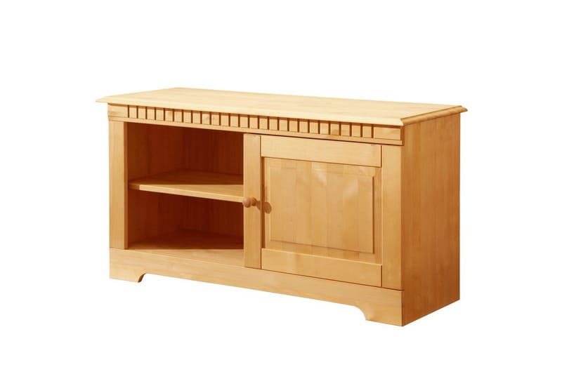 Konsollbord Loft24 Lowboard Cubrix Én dør Natur, undefined