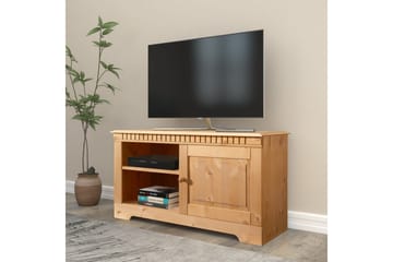 Konsollbord Loft24 Lowboard Cubrix Én dør Natur - Møbler - Mediamøbel & tv møbel - TV-benk & mediabenk