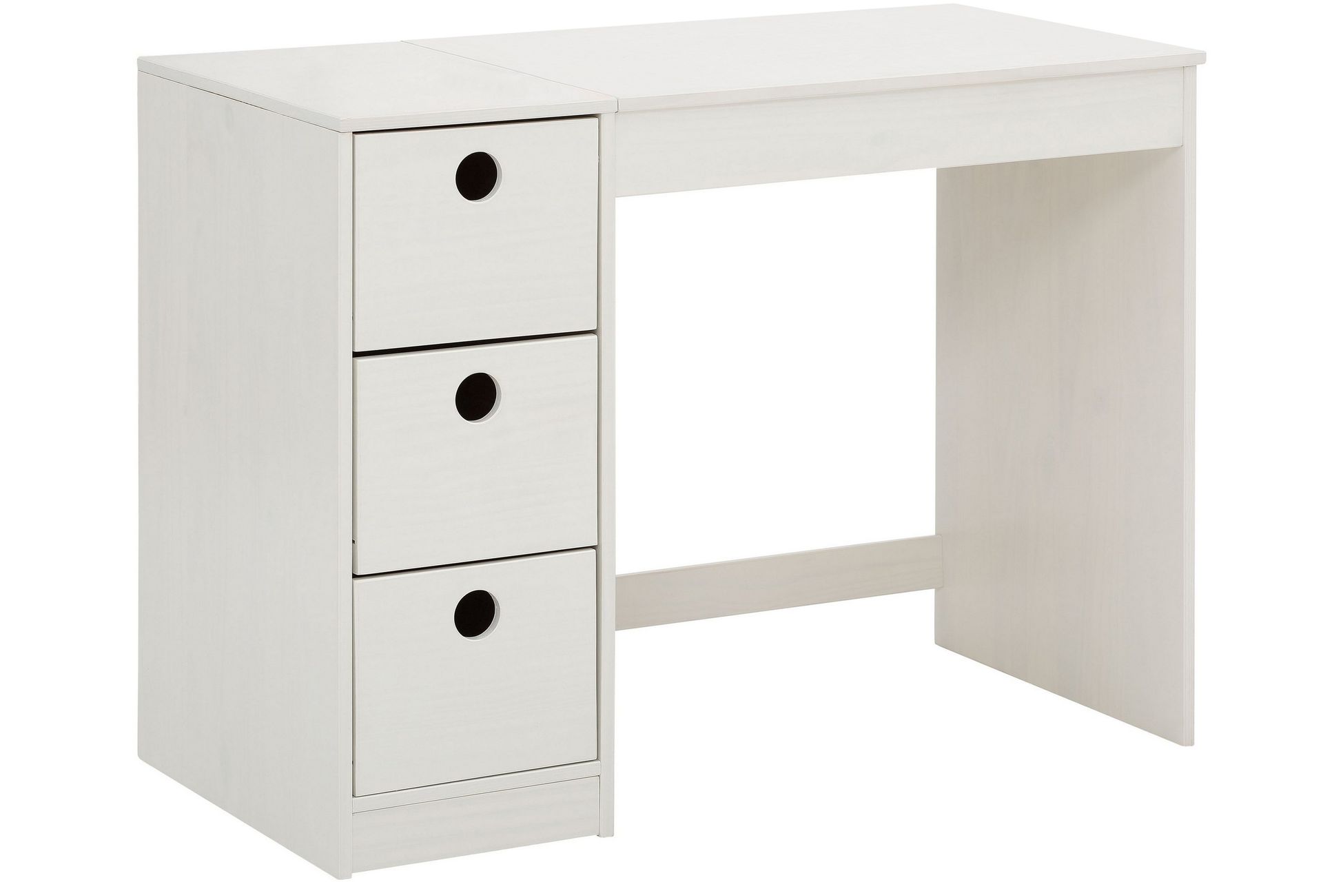 Masoomya Skrivebord 100 cm - Hvit - Møbler - Bord - Kontorbord - Skrivebord