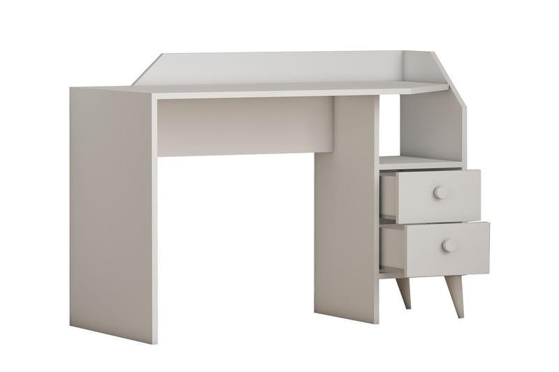 Hafing Skrivebord 120x55 cm Hvit - Hanah Home - Møbler - Bord - Kontorbord - Skrivebord