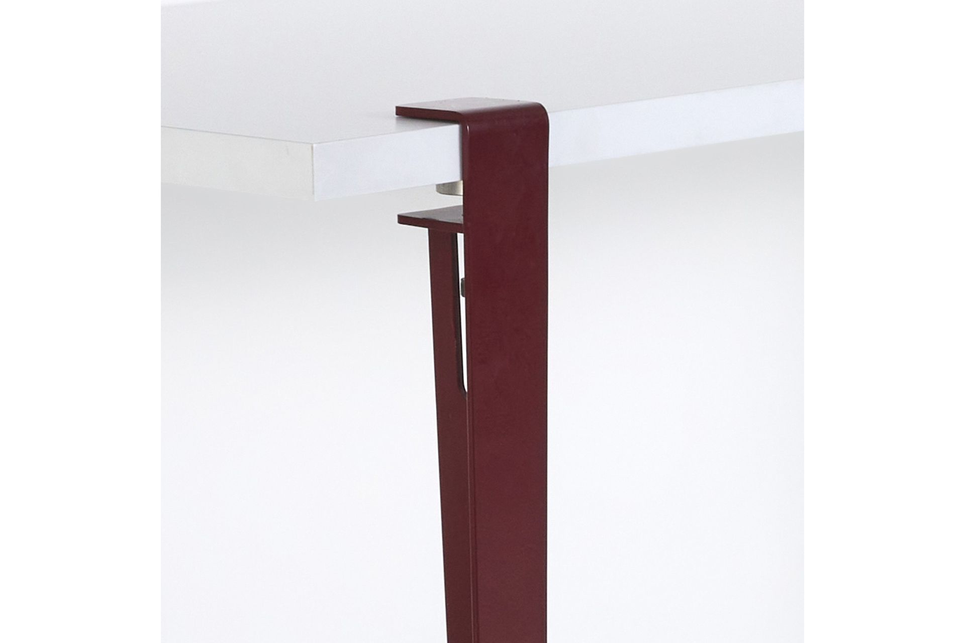 Eridanos Skrivebord 60x120 cm Hvit/Rød - Hanah Home - Møbler - Bord - Kontorbord - Skrivebord