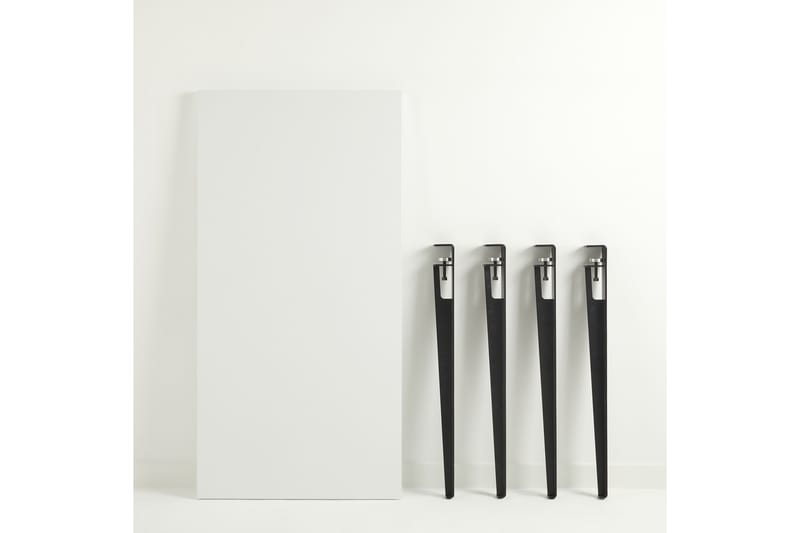 Eridanos Skrivebord 60x120 cm Hvit/Svart - Hanah Home - Møbler - Bord - Kontorbord - Skrivebord