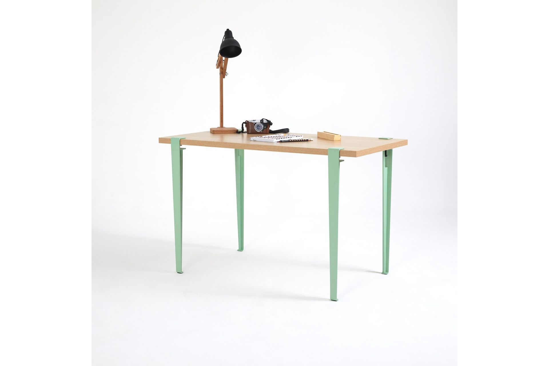 Eridanos Skrivebord 60x120 cm Brun/Blå - Hanah Home - Møbler - Bord - Kontorbord - Skrivebord