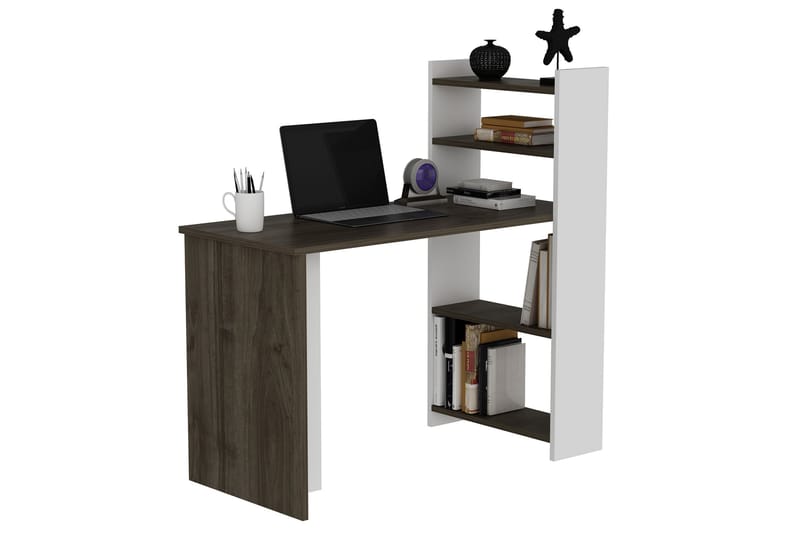 Chertsey Skrivebord 110x50 cm Brun/Hvit - Hanah Home - Møbler - Bord - Kontorbord - Skrivebord