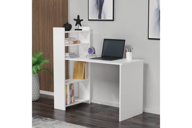Chertsey Skrivebord 110x50 cm Hvit - Hanah Home - Møbler - Bord - Kontorbord - Skrivebord