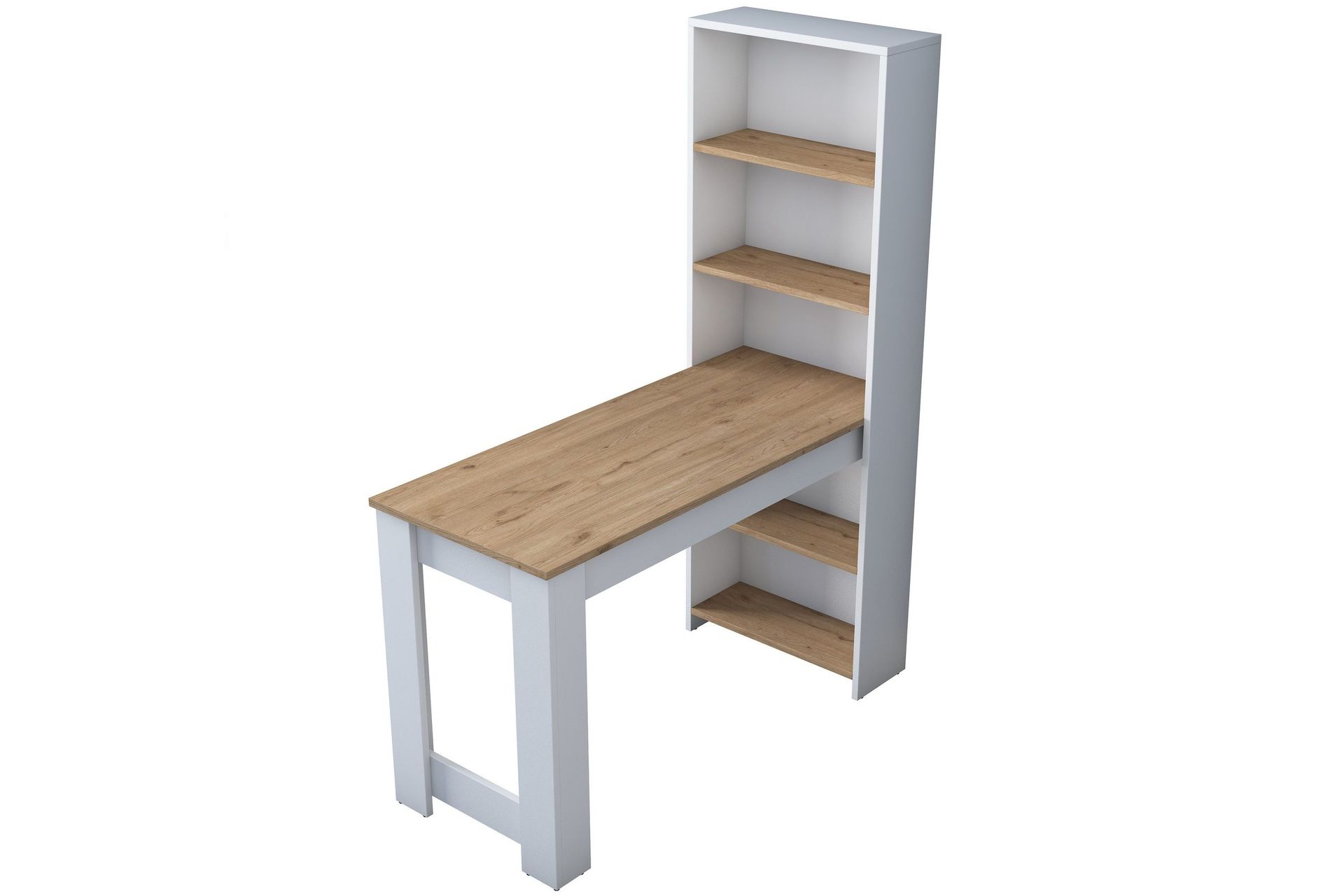 Jaan Skrivebord 53,8x120 cm Hvit/Brun - Hanah Home