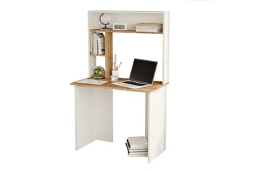 Kaiji Skrivebord 90x51,6 cm Mørkeblå/Hvit - Hanah Home - Møbler - Bord - Kontorbord - Skrivebord