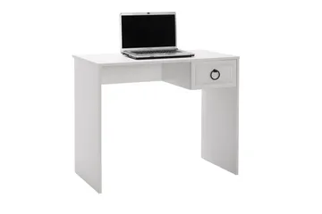 Ajra Skrivebord 90x51 cm Hvit - Hanah Home - Møbler - Bord - Kontorbord - Skrivebord