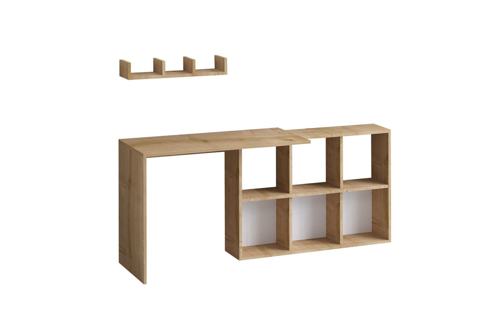 Blake Skrivebord 145x45 cm Brun - Hanah Home