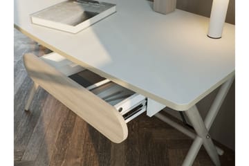 Aditiya Skrivebord 67x135 cm - Hvit - Møbler - Bord - Kontorbord - Skrivebord