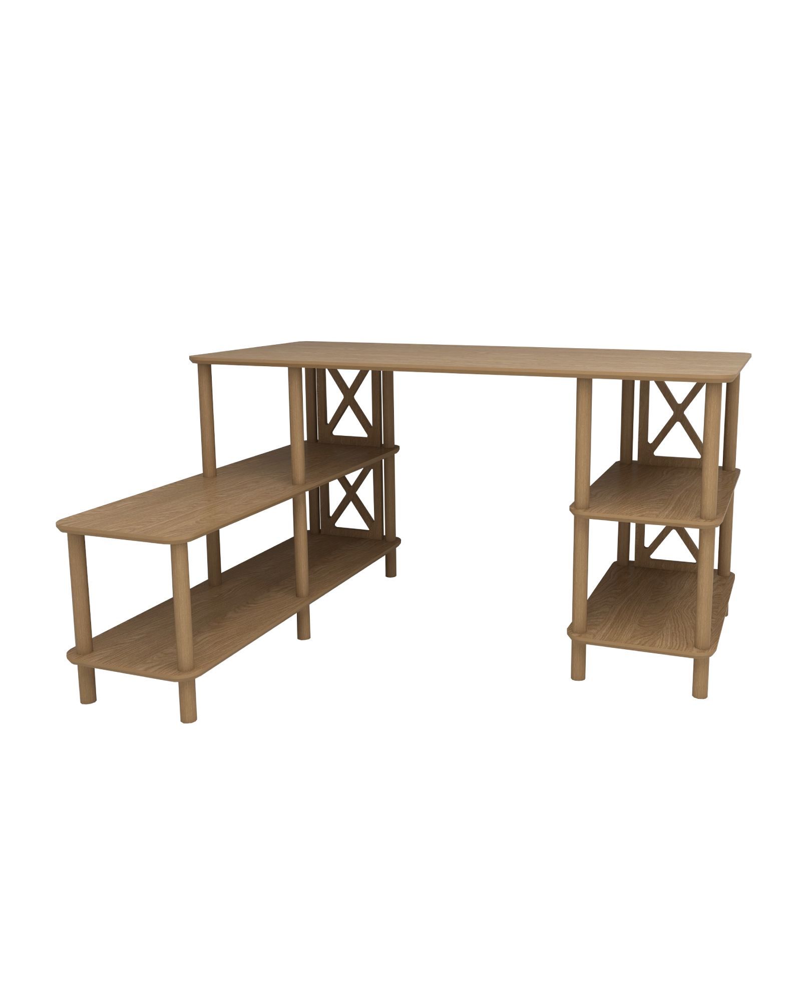 Akiliano Skrivebord 145 cm - Eik