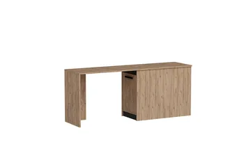 Akser Skrivebord 47x180 cm - Brun/Antrasitt - Møbler - Bord - Kontorbord - Skrivebord
