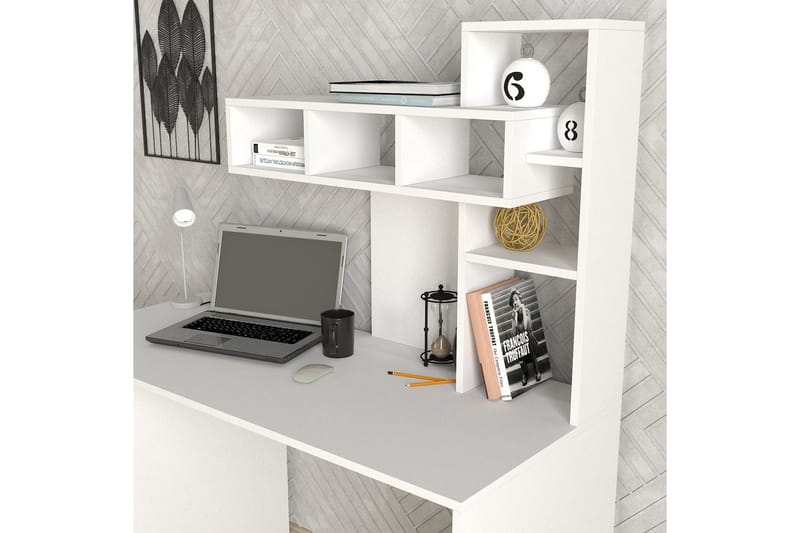 Alera Skrivebord 60x140 cm - Gull/Hvit - Møbler - Bord - Kontorbord - Skrivebord