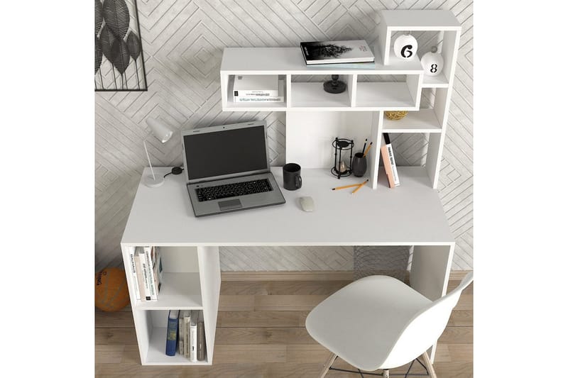 Alera Skrivebord 60x140 cm - Gull/Hvit - Møbler - Bord - Kontorbord - Skrivebord