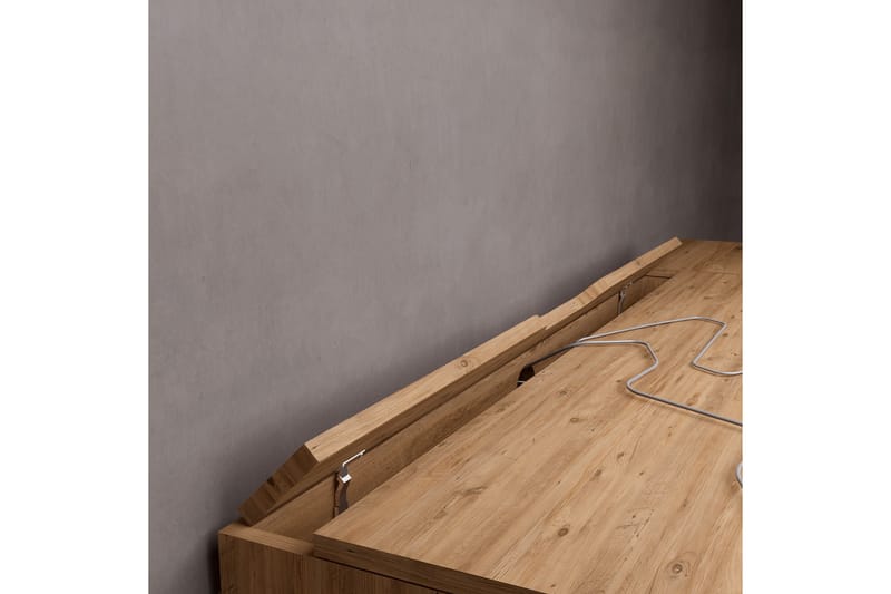 Atlas Skrivebord 55x160 cm - Brun - Møbler - Bord - Kontorbord - Skrivebord