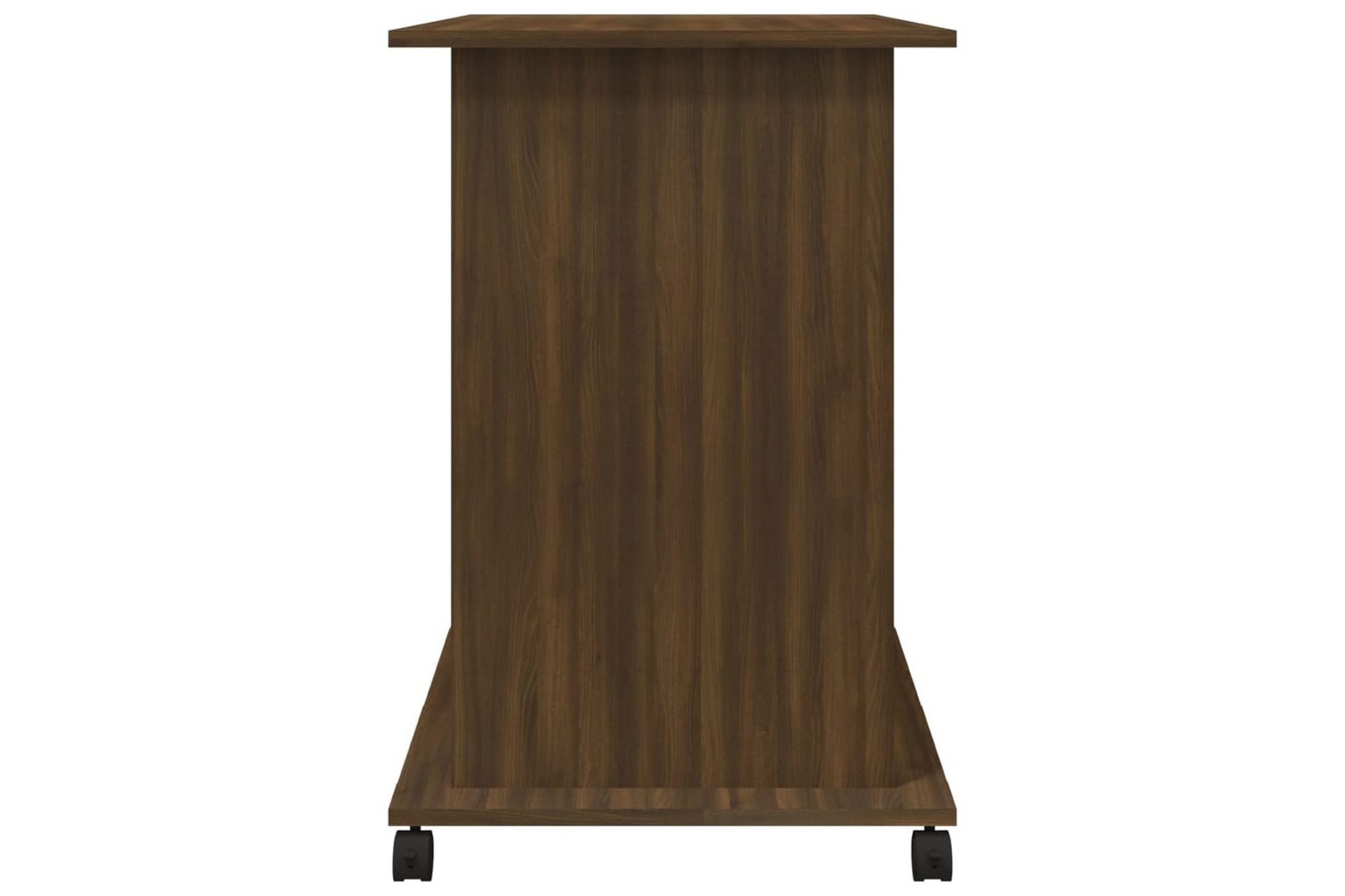 beBasic Databord brun eik 80x50x75 cm konstruert tre - Brun - Møbler - Bord - Kontorbord - Skrivebord