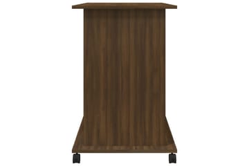 beBasic Databord brun eik 80x50x75 cm konstruert tre - Brun - Møbler - Bord - Kontorbord - Skrivebord