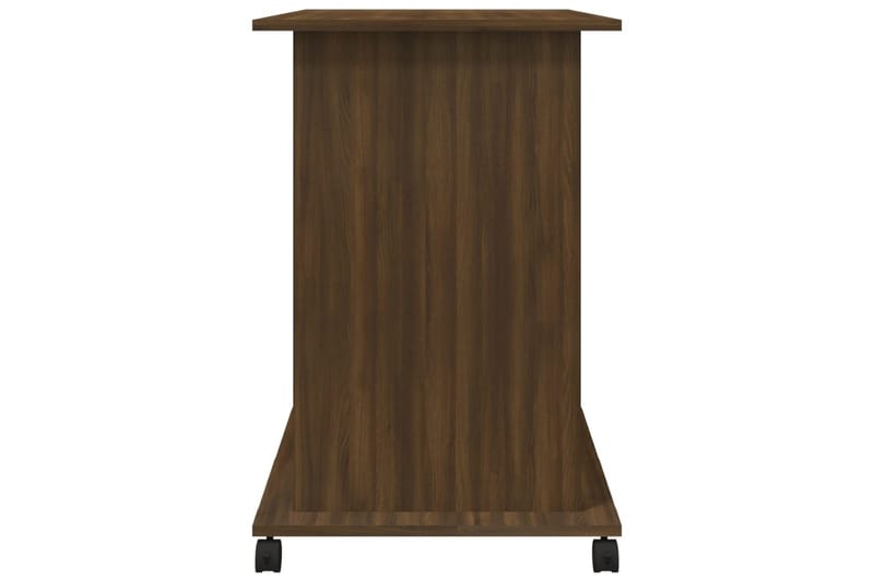 beBasic Databord brun eik 80x50x75 cm konstruert tre - Brun - Møbler - Bord - Kontorbord - Skrivebord