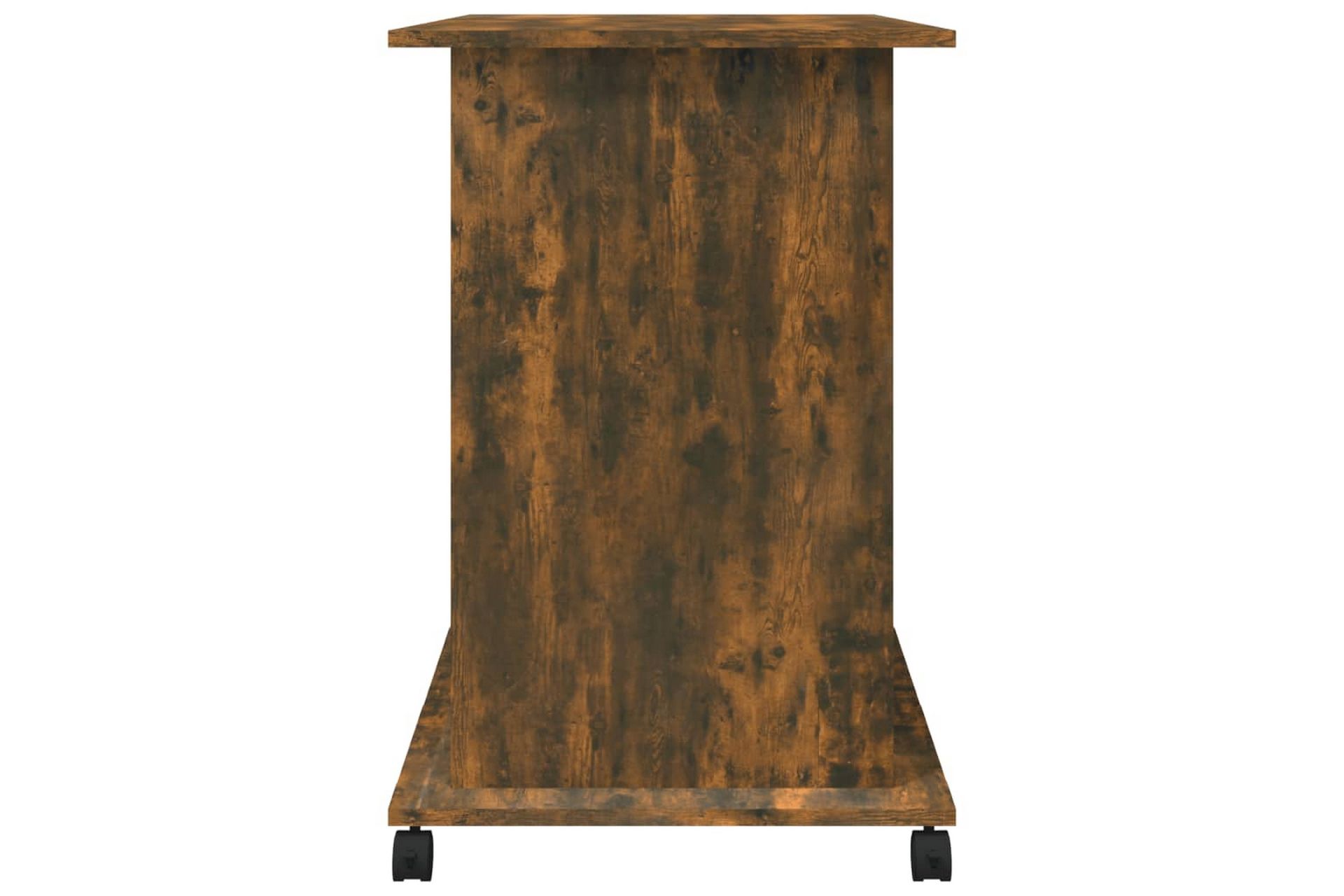 beBasic Databord røkt eik 80x50x75 cm konstruert tre - Brun - Møbler - Bord - Kontorbord - Skrivebord