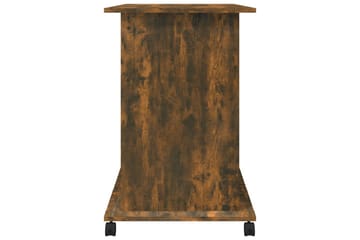beBasic Databord røkt eik 80x50x75 cm konstruert tre - Brun - Møbler - Bord - Kontorbord - Skrivebord