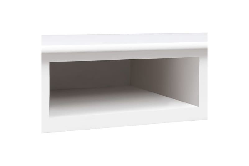 beBasic Skjenk hvit 108x45x76 cm heltre keisertre - Hvit - Skrivebord