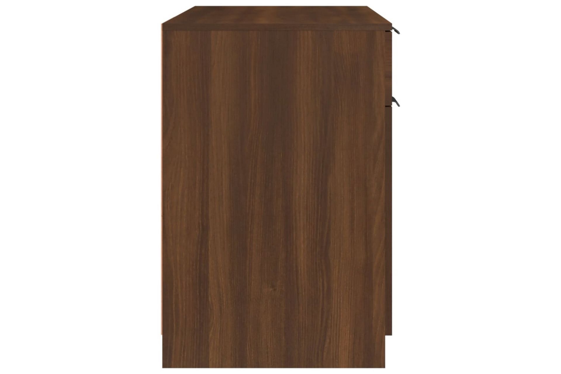 beBasic Skrivebord brun eik 100x50x75 cm konstruert tre - Brun - Møbler - Bord - Kontorbord - Skrivebord