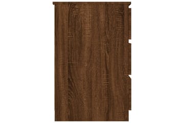 beBasic Skrivebord brun eik 140x50x77 cm konstruert tre - Brun - Møbler - Bord - Kontorbord - Skrivebord
