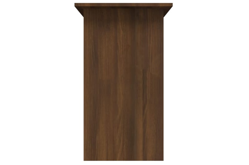 beBasic Skrivebord brun eik 80x45x74 cm konstruert tre - Brun - Skrivebord