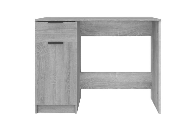 beBasic Skrivebord grå sonoma 100x50x75 cm konstruert tre - GrÃ¥ - Møbler - Bord - Kontorbord - Skrivebord