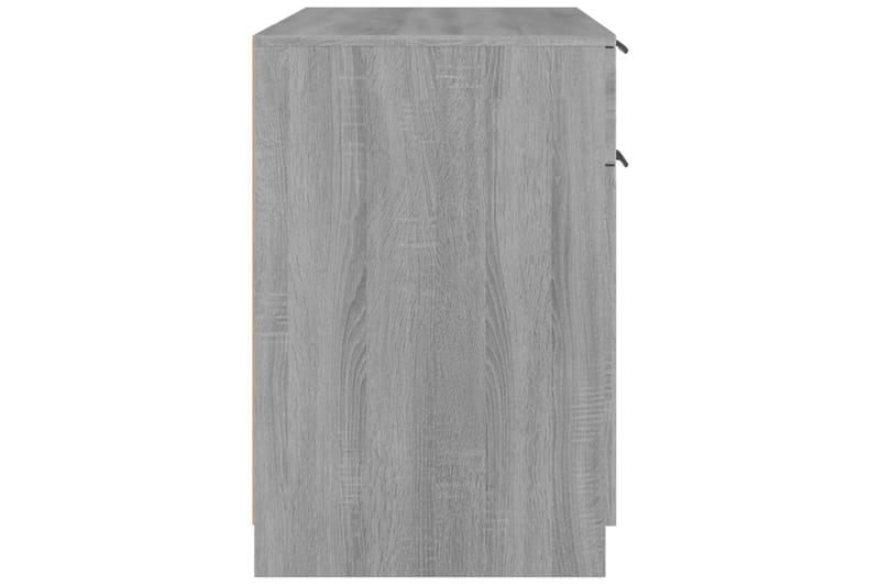 beBasic Skrivebord grå sonoma 100x50x75 cm konstruert tre - GrÃ¥ - Møbler - Bord - Kontorbord - Skrivebord