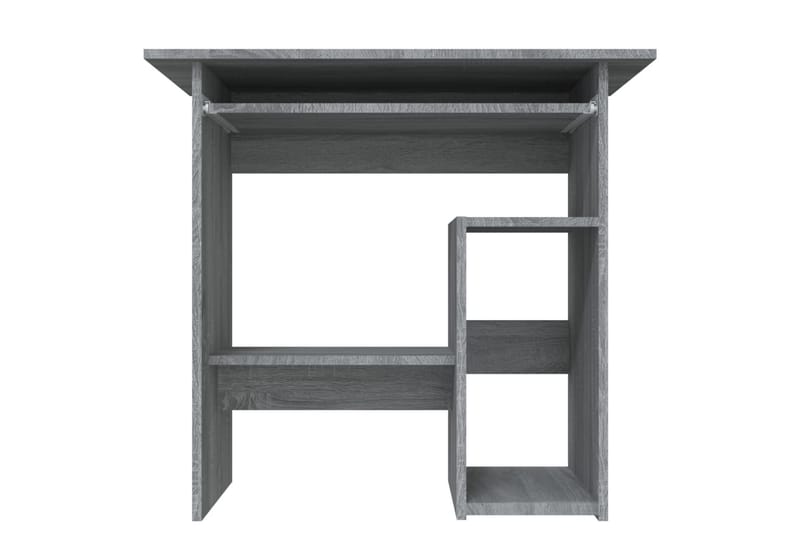 beBasic Skrivebord grå sonoma 80x45x74 cm konstruert tre - GrÃ¥ - Møbler - Bord - Kontorbord - Skrivebord